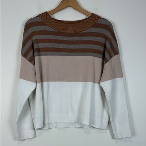 Earth Tones Brown Sweater Large